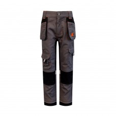 XPERT PRO JUNIOR STRETCH WORK TROUSERS GREY